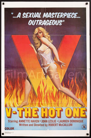 Hot Porn Movie Covers - V - The Hot One Movie Poster 1978 1 Sheet (27x41)