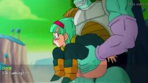 Dbz Monster Porn - Monster impales a busty Bulma on a dick, sex video from the game Dragon Ball