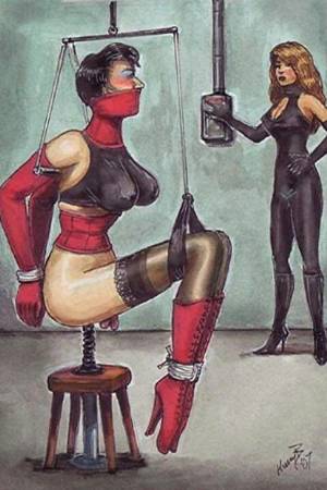 Crossdress Fetish Drawings - Devina Cox's World Of Femdomination: Kink Art Vol 17