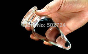 Anal Glass Dildo Porn - Glass Anal Dildo Butt Plug Plunger Anus Stopper Porn Gear Sex Products Toys