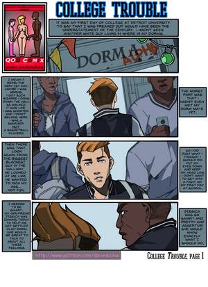 Basketball Player Porn Comics - Devin Dickie â€“ College Trouble - Porn Cartoon Comics