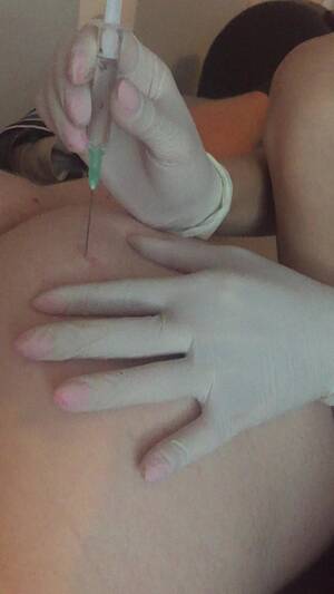 needle injection - Medical injection, butt, hot nurse, needle - ThisVid.com