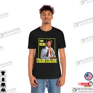 Italian Stalliom Porn Cartoons - The Real Italian Stallion Rocco Siffredi Shirt - Print your thoughts. Tell  your stories.