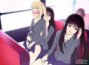 Anime Lesbian Porn Comic English - The bus story 1 and 2 Porn Comic english 12 - Porn Comic