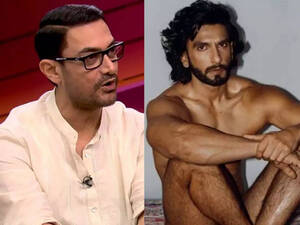 bollywood khan naked - Koffee With Karan 7 - Aamir Khan on Ranveer Singh's nude photoshoot: He's  got a great physique, it was quite bold of him | Hindi Movie News - Times  of India