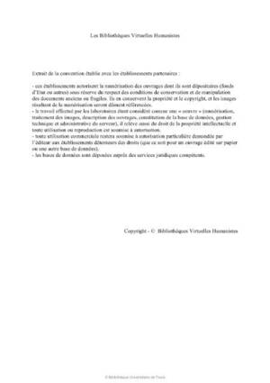 D%c3%bcnn - Les BibliothÃ¨ques Virtuelles Humanistes technique et administrative ...