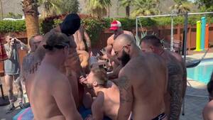 hairy cum party - Hairy Muscle Group Cum Gay Porn Videos | Pornhub.com