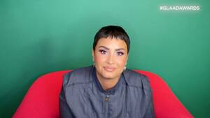Demi Lovato Lesbian Sex - Demi Lovato's nonbinary revelation is important in more ways than one |  GLAAD