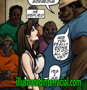 interracial cartoon slut - Slut for ugly black men by Illustrated interracial @ megaporncomics.com