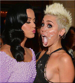 Katy Perry Miley Cyrus Porn Fakes - miley cyrus fake facial about to get kissed by katy perry â€“  MyCelebrityFakes.com