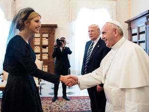 Barely Legal Boys Porn - Ivanka Trump meeting the Pope, May 2017.