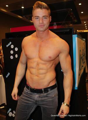 Athletic Male Porn Stars - Straight Male Porn Stars and Hot Guys at AVN Expo 2017