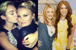 Emily Osment Miley Cyrus - Emily Osment and Miley Cyrus
