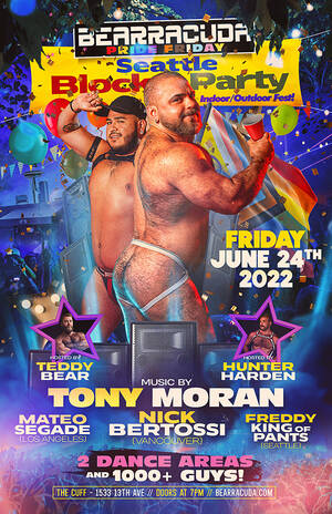 Gay Porn Events - Sexy Good Times At Cuff W/Bearracuda Pride, Pigs Fly Pride, Cuff Pride  Street Party This Weekend â€“ Seattle Gay Scene