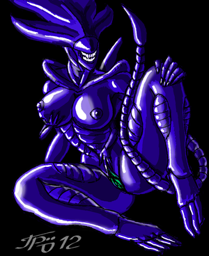 Alien Queen Pussy Porn - Xbooru - alien alien queen breasts female grriva nipples nude pussy  xenomorph | 270077