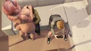 cartoon shemale fucking boy - 3D Shemale Mom fuck teen daughter - Cartoon Tranny fucks Girl while the son  played on the console 3D Futanari Animation