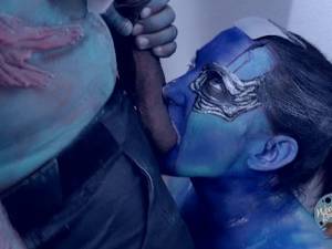 Hot Galaxy Porn - Drax Punishes Nebula for being a Naughty Girl - Gnardians of the Galaxy SC2