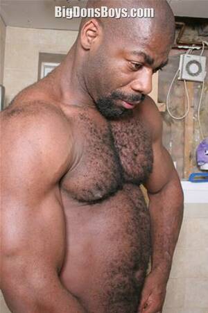 Hairy Black Men Porn - Hairy black muscle men. Hot porno Free images.