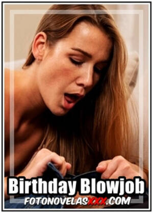 British Blowjob Captions - Sister's Birthday Blowjob in Lingerie - Porn Comics XXX