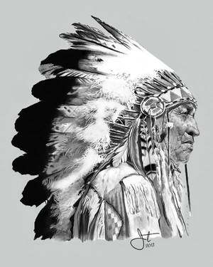 indian native american drawn porn - Portrait Drawings by Jatinder Singh