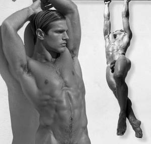 black fashion nude - male model Joseph Sayers naked nude. Fashion ...