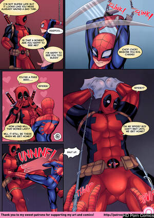 Deadpool And Spider Man Yaoi Porn - Spider-Man Rescued comic porn | HD Porn Comics