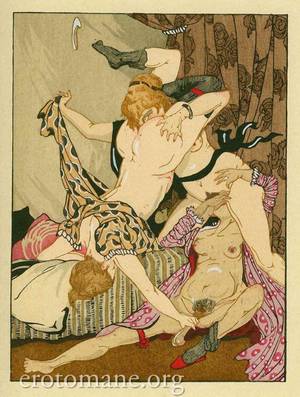 Art Vintage Porn - Couperyn's illustration for the 1921 edition of \