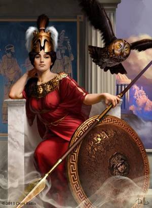 Mythology Female Monster Sex - Goddess Athena (goddes of war, art and wisdom) ~by ChrisRa on DeviantArt