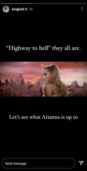 Ariana Grande Ass Porn Caption - Ok everyone apparently Ariana Grande is obsessed with the occult and Kanye  West is obsessed with lucifer : r/FundieSnarkUncensored