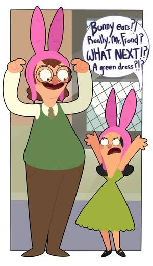 Bobs Burgers Cartoon - Frond and Louise by KrystalFleming