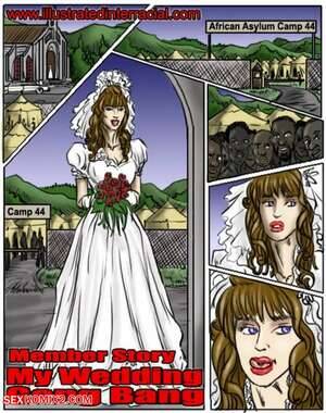 gangbang my interracial wife cartoon - âœ…ï¸ Porn comic My Wedding Gangbang. Chapter 1. IllustratedInterracial. Sex  comic beauty brunette got | Porn comics in English for adults only |  sexkomix2.com