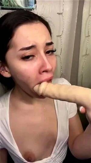 Blowjob Dildo Teen - Watch teen sucking dildo - Beautiful Babe, Passionate Blowjob, Toy Porn -  SpankBang