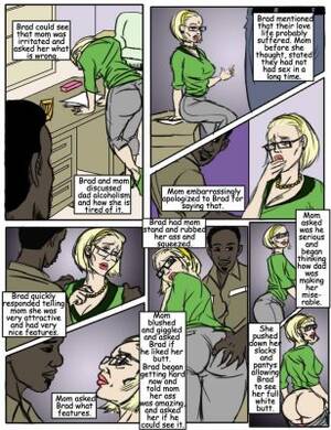 hot mom interracial cartoon - Illustrated interracial â€“ Mom | Porn Comics