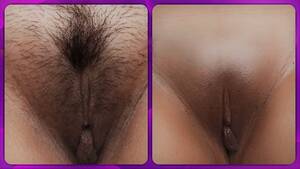 Hairy Pussy Before And After - Sweet Pussy before and after Shaving very Close Up! - Pornhub.com