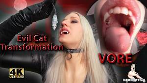 Evil Transformation Sex - Evil Cat Woman Transformation VORE Breast Expansion Claw Executrix Revenge  4K Porn Video