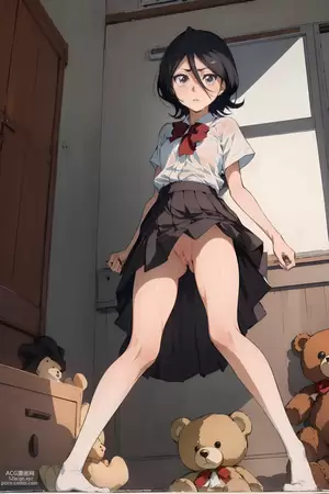 hentai upskirt bottomless - AI created bleach kuchiki rukia porn pictures by druido about  bare_breasts(ä¸¸è£¸ã®ä¹³) navel(ãŠã¸ã) - Doujin-Bild (Seite 5)