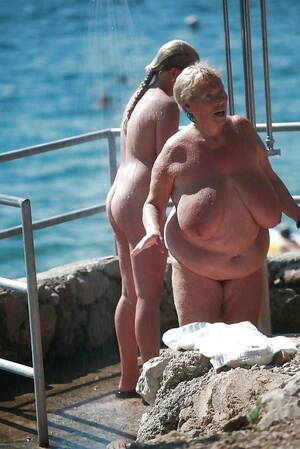 fat old granny at beach - Fat Granny Beach Porn | Niche Top Mature