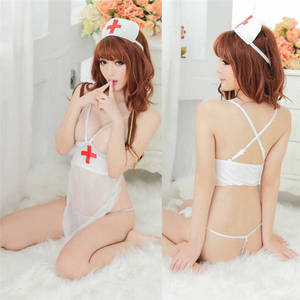 Anime Sexy Outfit - New Cosplay Nurse Sexy Lingerie Women Maid Uniform Costumes Sex Products  Toy Underwear Role Play Porn Babydoll With Hat 7013-in Babydolls & Chemises  from ...