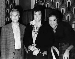 Catholic Schoolgirl Cum Porn - Presley with friends Bill Porter and Paul Anka backstage at the Las Vegas  Hilton on August 5, 1972
