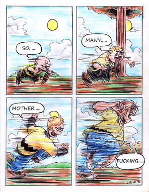 charlie brown cartoon porn bondage - For Once- Kick That Fat Ass - Charlie.. at HentaiPornPics.Net