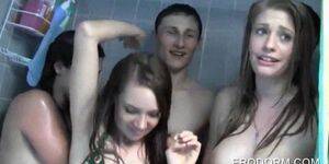 college girls shower orgy - College teens having an orgy in the shower EMPFlix Porn Videos