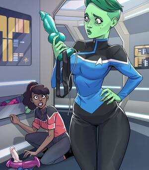 3d anime trek sex toon - Star Trek Shemale Cartoon Porn | Anal Dream House
