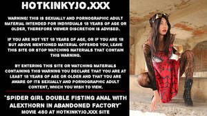 girl fisting ass captions - Spider girl double fisting anal with AlexThorn in abandoned factory -  ThisVid.com ä¸­æ–‡