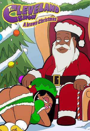 christmas shemale cartoon - A brown Christmas- The Cleveland show - Porn Cartoon Comics