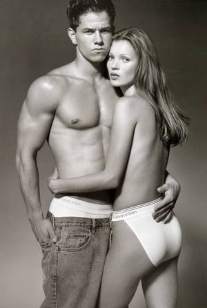 Calvin Klein Underwear Porn - Mark Wahlberg and Kate Moss star in the 1992 CK campaign from Calvin Klein  photographed by