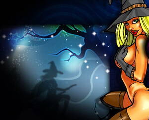Halloween Witches Cartoon Porn - Sex with a witch in comics - Witch Porn Cartoons