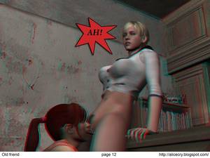 Claire Redfield Lesbian - Claire redfield sherry birkin hentai