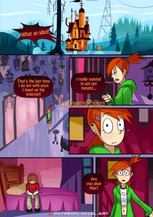 first time sex cartoon - Mac First Time - Accel Art - KingComiX.com