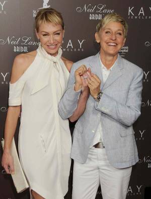 ellen degeneres lesbian fucking - Ellen DeGeneres and Portia de Rossi's Relationship Timeline
