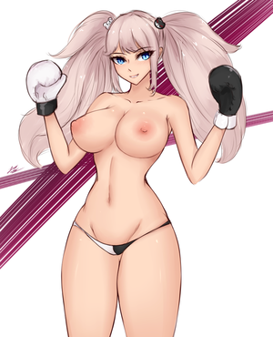 naked boxing anime and hentai - Boxing Junko (Krass) [Danganronpa] - Hentai Arena